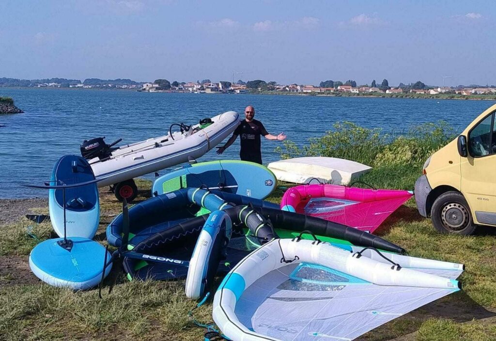Matériel de wingfoil pour la location avec initiawing