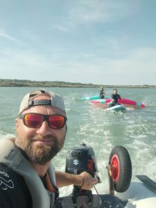 Julien Somers, moniteur de voile, diplômé d’Etat, gérant de initiawing